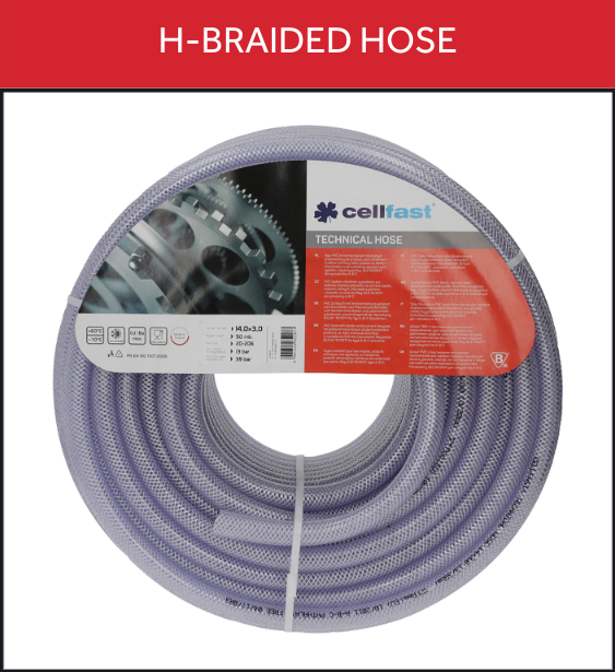 H-braided hose